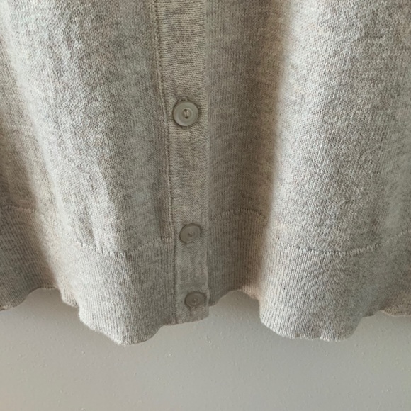 Loft Outlet - 🐙 2/25$ Beige off white long sleeves cardi - Picture 4 of 7